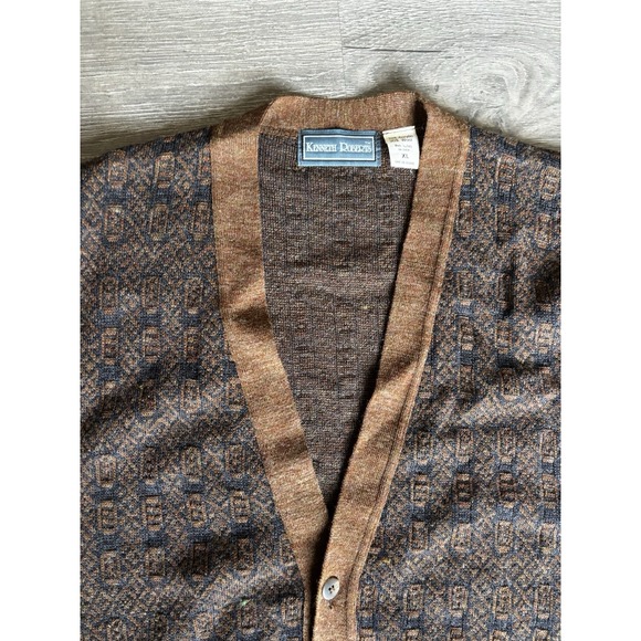 Kenneth Roberts‎ Sweater Vest Mens XL  Wool Blend Made in Italy - Picture 4 of 9